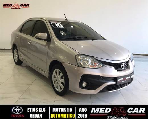 TOYOTA ETIOS 1.5 XLS SEDAN 16V FLEX 4P AUTOMÁTICO TOYOTA ETIOS 1.5 XLS SEDAN 16V FLEX 4P AUTOMÁTICO
